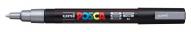 Маркер POSCA PC-3M перо пулевидное d:0,9-1,3мм, цв.26 серебряный