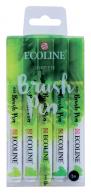 Набор маркеров ECOLINE 5шт. пластиковая уп-ка зеленые по 1 554.00 руб от Royal Talens