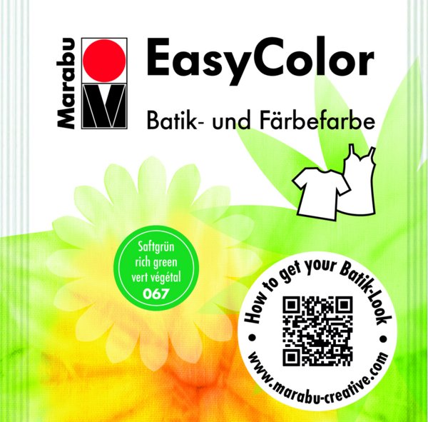 Краска для окрашивания ткани EASY COLOR насыщенный зеленый 25г по 367.00 руб от Marabu