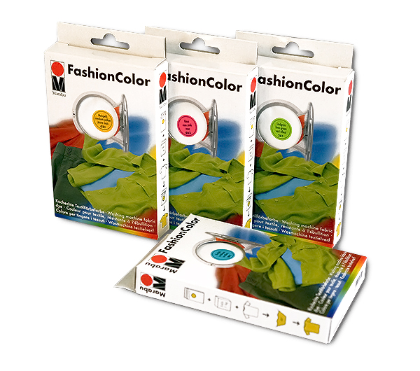 Краски для ткани FASHION COLOR для окрашивания в стиральной машине; в ассортименте по 830.00 руб от Marabu