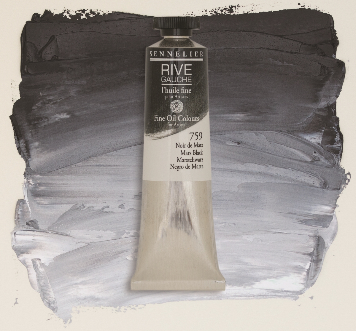 Краска масляная RIVE GAUCHE цв.№759 марс чёрный туба 40мл по 373.00 руб от Sennelier