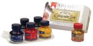 Набор туши CALLIGRAPHY INK СК 6цв. по 30мл в картонной упаковке Набор туши CALLIGRAPHY INK СК 6цв. по 30мл в картонной упаковке