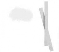 Мелок профессиональный PITT MONOCHROME 83мм белый мягкий по 201.00 руб от Faber-Castell