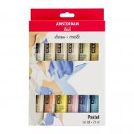 Набор красок акриловых AMSTERDAM STANDART 12 цветов по 20мл пастельные по 2 346.00 руб от Royal Talens