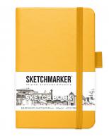 Скетчбук для графики SKETCHMARKER 140г/кв.м 90х140мм 80л. оранжевый