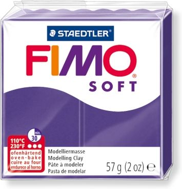 Пластика FIMO SOFT цв.№63 сливовый, брикет 57г по 392.00 руб от Staedtler