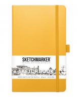 Скетчбук для графики SKETCHMARKER 140г/кв.м 130х210мм 80л. оранжевый