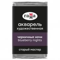 Краска акварель СТАРЫЙ МАСТЕР цв.№661 черничные ночи кювета 2,6мл
