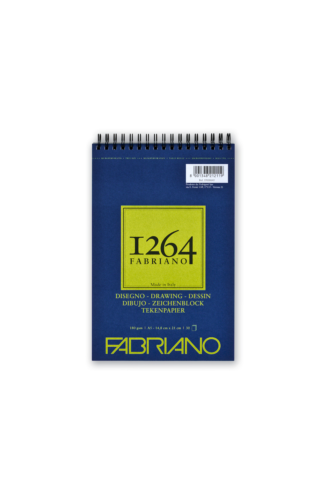 Альбом для графики 1264 DRAWING 180г/кв.м (А5) 148х210мм 30л. на спирали по 657.00 руб от Fabriano