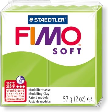 Пластика FIMO SOFT цв.№50 зелёное яблоко, брикет 57г по 179.00 руб от Staedtler