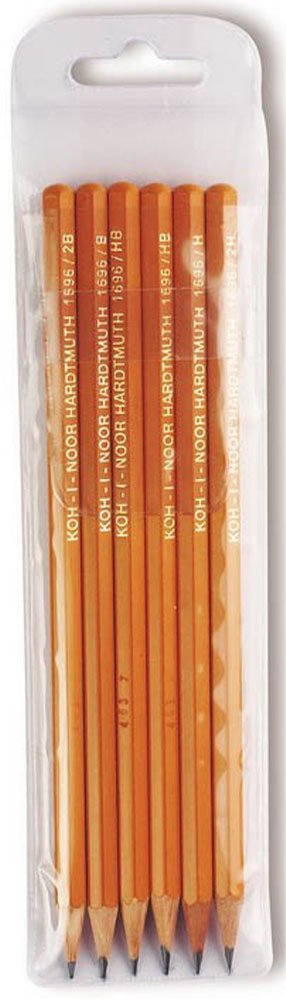 Набор чернографитных карандашей 6шт. 2В-2Н по 276.00 руб от Koh-i-Noor