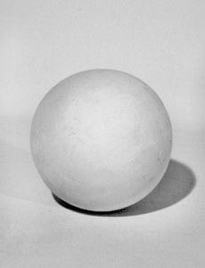 Гипсовая фигура шар малый, d=15cм по 400.00 руб от Статуя