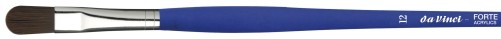Кисть для акрила синтетика овальная 8650 FORTE №12 ручка длинная по 599.00 руб от Da Vinci