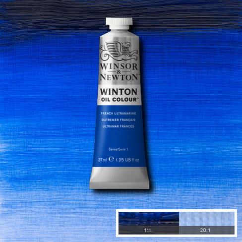 Краска масляная WINTON серия 1 цв.№263 французский ультрамарин туба 37мл по 520.00 руб от Winsor&Newton