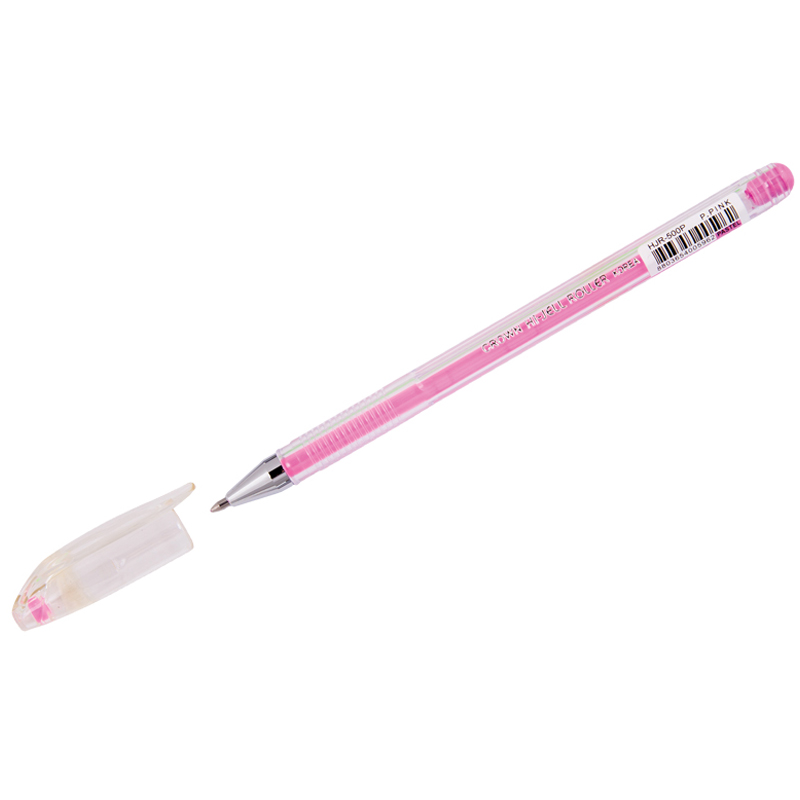 Ручка гелевая HI-JELL ROLLER 0,8мм розовый по 29.00 руб от CROWN