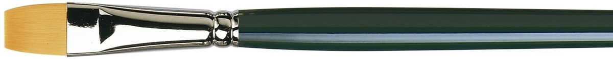 Кисть для масла и акрила синтетика плоская NOVA-1870 №14 ручка длинная по 799.00 руб от Da Vinci