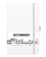 Скетчбук для графики SKETCHMARKER 140г/кв.м 130х210мм 80л. белый