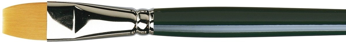 Кисть для масла и акрила синтетика плоская NOVA-1870 №18 ручка длинная по 1 299.00 руб от Da Vinci