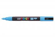 Маркер POSCA PC-3M перо пулевидное d:0,9-1,3мм, цв.8 голубой