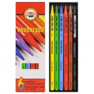 Набор цветных карандашей PROGRESSO 6цв. в картонной упаковке по 547.00 руб от Koh-i-Noor