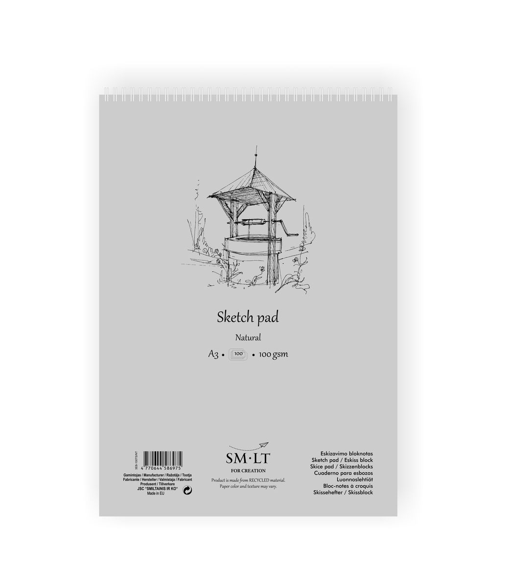 Скетчбуки для рисования SKETCH PAD; в ассортименте по 199.00 руб от SMLT Art