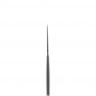 Кисть для акварели и гуаши синтетика круглая укороченная №0 d=0,9мм L=5мм ручка длинная