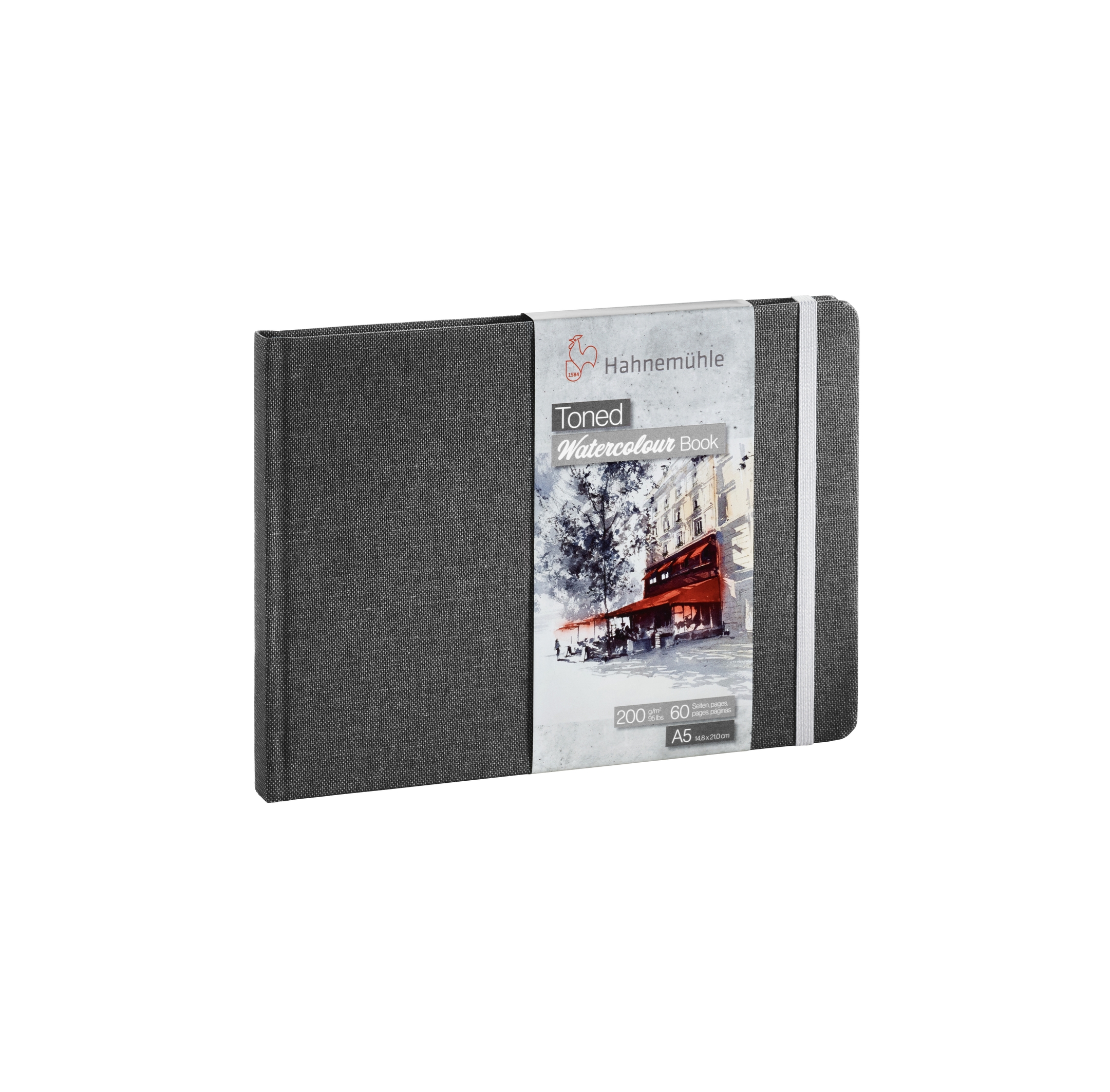 Альбом для акварели WATERCOLOUR BOOK 200г/м.кв (А5) 210х148мм 30л. склейка серый по 2 506.00 руб от Hahnemuhle