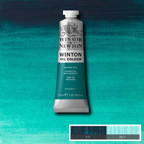 Краска масляная WINTON серия 1 цв.№696 виридоновый туба 37мл по 520.00 руб от Winsor&Newton