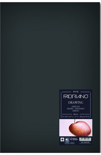 Скетчбук для зарисовок DRAWINGBOOK 160г/кв.м (А4) 210х297мм 60л. портрет по 1 377.00 руб от Fabriano