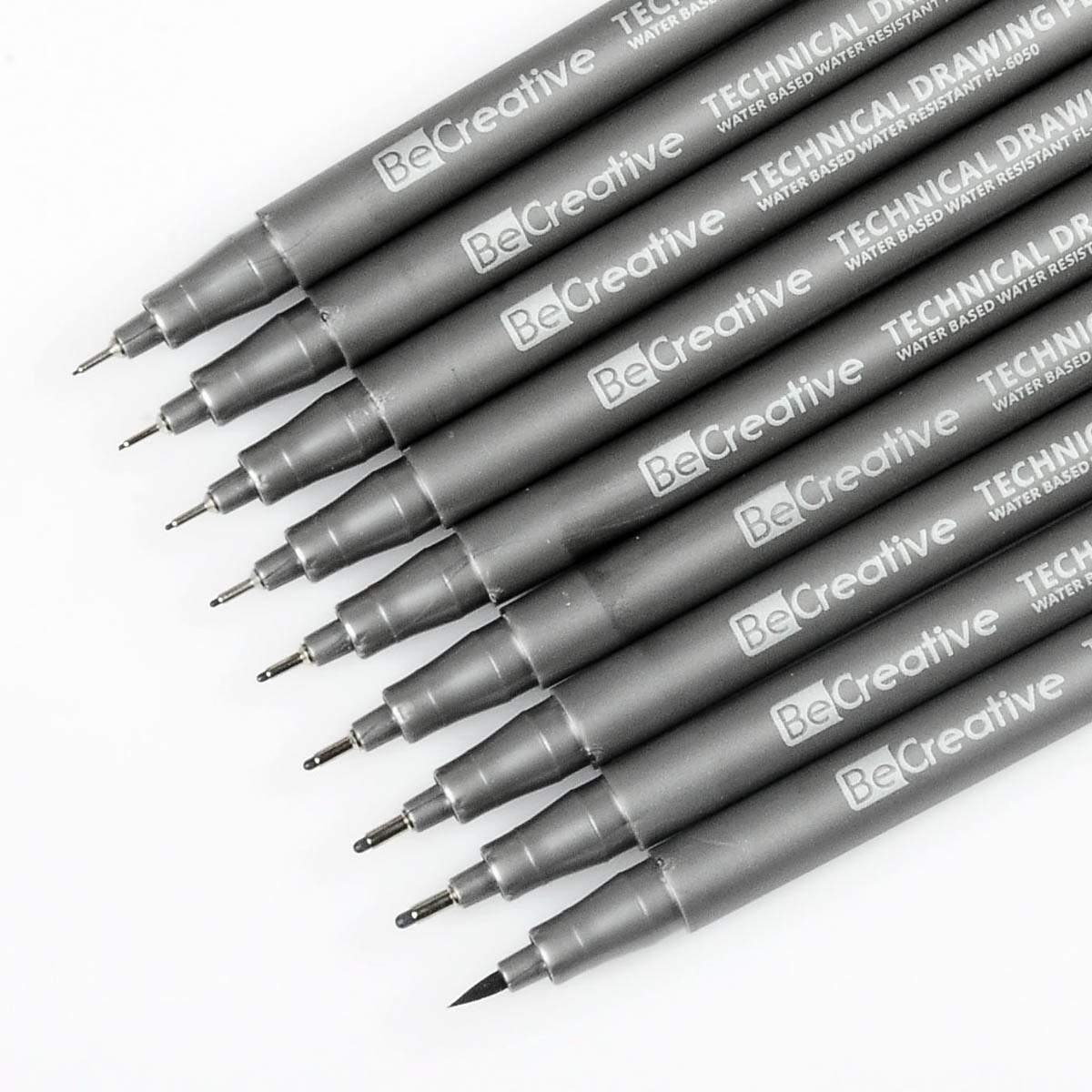 Ручка-кисточка капиллярная BE CREATIVE BRUSH черный по 99.00 руб от BeCreative Ltd.