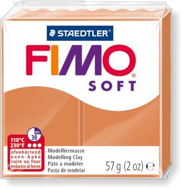 Пластика FIMO SOFT цв.№76 коньяк, брикет 57г по 392.00 руб от Staedtler