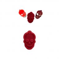 Молд силиконовый (форма для литья) Красный череп 85х63мм по 299.00 руб от КОМ ИКС