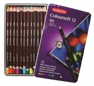 Набор цветных карандашей COLOURSOFT 12цв. в металлической упаковке