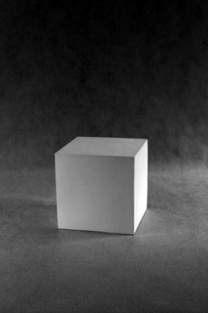 Гипсовая фигура куб малый, h=15см по 400.00 руб от Статуя