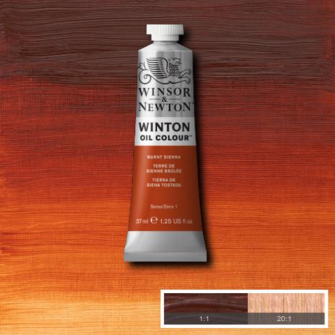 Краска масляная WINTON серия 1 цв.№074 сиена жженая туба 37мл по 520.00 руб от Winsor&Newton