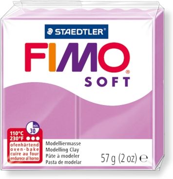 Пластика FIMO SOFT цв.№62 лаванда, брикет 57г по 392.00 руб от Staedtler