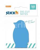 Блок для заметок STICK'N 50л, самоклеящийся бумажный, пингвин по 60.00 руб от HOPAX