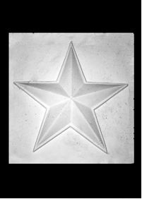 Гипсовая фигура розетка звезда, 39х39см по 709.00 руб от Статуя