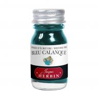 Чернила Herbin цв.Bleu calanque аквамарин банка 10мл