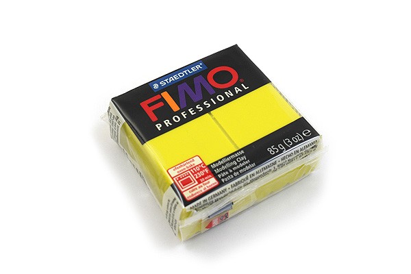 Пластика FIMO PROFESSIONAL цв.№1 желтый, брикет 85г по 579.00 руб от Staedtler
