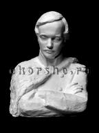 Бюст Лермонтова, 20х18х24,5см, гипс скульптурный по 880.00 руб от Мастерская Экорше
