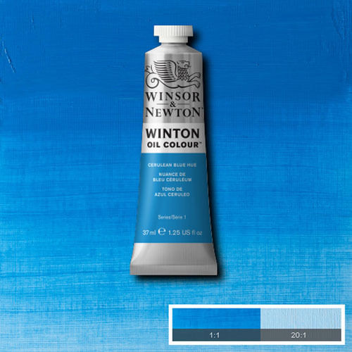 Краска масляная WINTON серия 1 цв.№138 лазурь аналог туба 37мл по 520.00 руб от Winsor&Newton