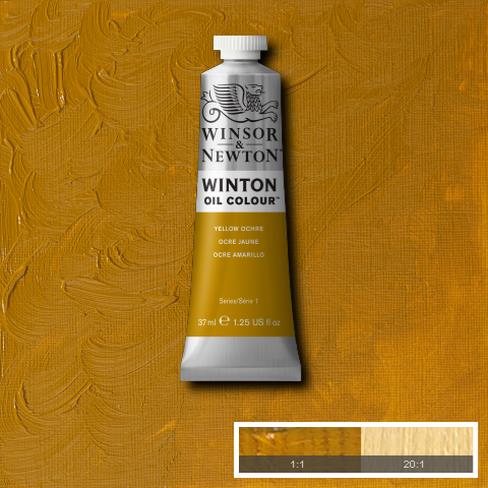 Краска масляная WINTON серия 1 цв.№744 охра желтая по 520.00 руб от Winsor&Newton