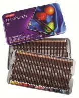 Набор цветных карандашей COLOURSOFT 72цв. в металлической упаковке по 15 464.00 руб от Derwent