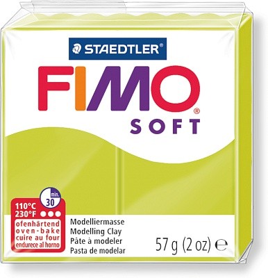 Пластика FIMO SOFT цв.№52 зелёный лайм, брикет 57г по  от Staedtler