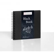 Блокнот для зарисовок BLACK BOOK 250г/кв.м 235х235мм 30л. на спирали черная бумага по 3 308.00 руб от Hahnemuhle