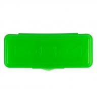Пенал пластиковый ЦВЕТИК прозрачный зеленый по 91.00 руб от Невская палитра