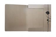 Папка картонная 148х210мм с резинками SMLT, крафт по 162.00 руб от SMLT Art