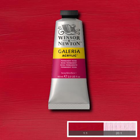Краска акриловая GALERIA серия 1 цв.№502 розовый перманентный туба 60мл по 505.00 руб от Winsor&Newton