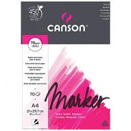 Альбом для маркера CANSON MARKER 70г/кв.м (А4) 210х297мм 70л. склейка по 685.00 руб от Canson